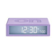 LEXON Flip+ LCD alarm clock LR150LL light Lilac | the design gift shop