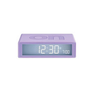LEXON Flip+ LCD travel alarm clock LR151LL Purple | the design gift shop