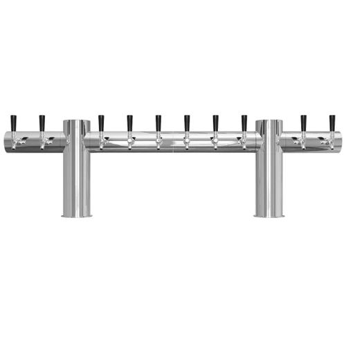 Arch Beer Tower - 5"/4" Large Diameter - 10 Taps