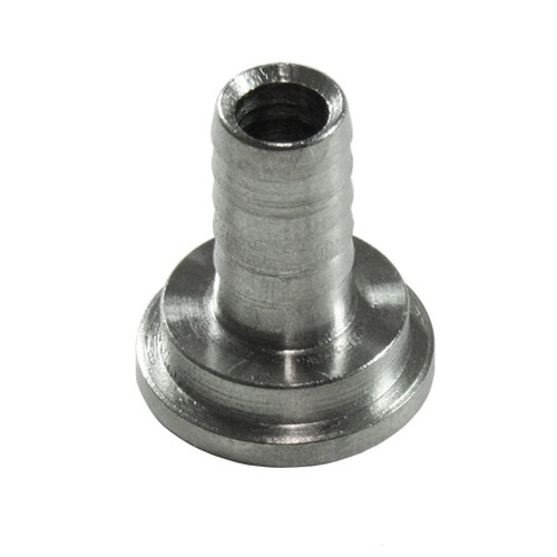 1/4" Hose Barb for Beer Nut, Nickel Plated Brass 1/4" Hose Barb for Beer Nut, Nickel Plated Brass