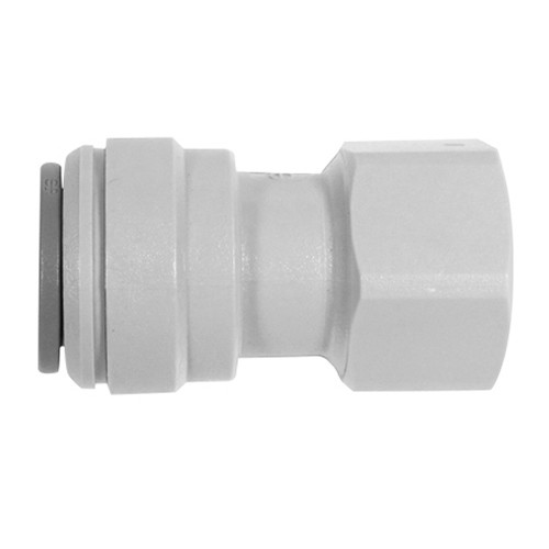 John Guest Fitting - Gray Acetal Female Connector - 1/2" x 3/8" BSPP John Guest Fitting - Gray Acetal Female Connector - 1/2" x 3/8" BSPP