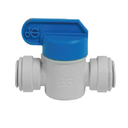John Guest Fitting - Polypropylene Shut-Off Valve - 3/8" John Guest Fitting - Polypropylene Shut-Off Valve - 3/8"