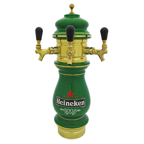 Ceramic Beer Tower - Heineken - 1-3 Taps Ceramic Beer Tower - Heineken - 1-3 Taps