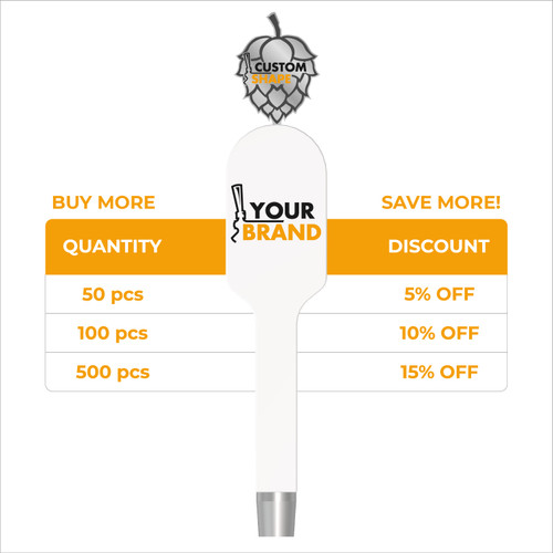 Wooden Tap Handle - WD-9 + Topper - Customizable Wooden Tap Handle - WD-9 + Topper - Customizable
