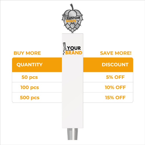 Wooden Tap Handle - WD-4B + Topper - Customizable Wooden Tap Handle - WD-4B + Topper - Customizable