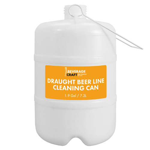 Plastic Cleaning Can - 1.9 Gallon - One Head - No Fitting Included Plastic Cleaning Can - 1.9 Gallon - One Head - No Fitting Included