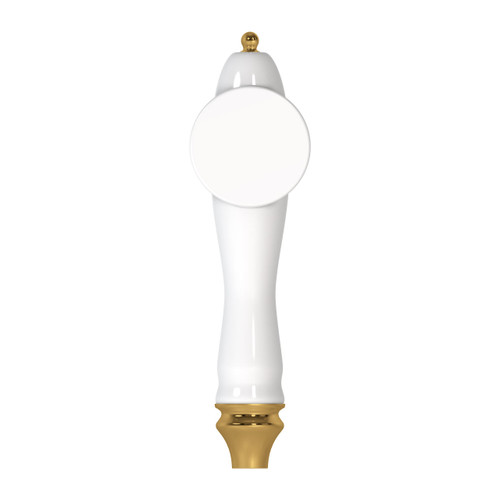 Ceramic Tap Handle - A-57 - White - 10.71" Tall