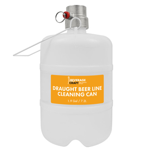 Plastic Cleaning Can - 1.9 Gallon - Metal Head (No Valve) Plastic Cleaning Can - 1.9 Gallon - Metal Head (No Valve)