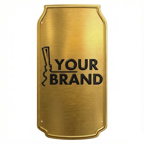 Embossed Metal Sign - Can - Customizable - Canada Only