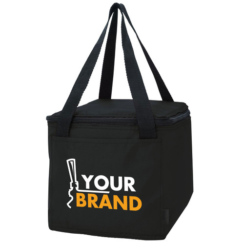 Xpress Square Cooler Bag - 6-Can Capacity - Customizable - USA Only