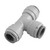 John Guest Fitting - Union Tee - 1/4" John Guest Fitting - Union Tee - 1/4"