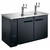Large Kegerator - 58" Wide - 2 Doors - Two 2-Tap Towers Included