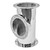 Stainless Steel Tower Part - Tee -  5mm Flange
