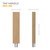 Wooden Tap Handle - WD-4B - Natural - 10.83" Tall Wooden Tap Handle - WD-4B - Natural - 10.83" Tall
