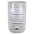 BeverageCraft Schaefer 1/2 BBL yeast brink top view showing the 4-inch Tri-Clamp port