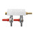 Air Distributor - Two-Way - Plug-Barb - Flat Body
