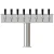 4" T-Box Beer Tower - 8 Taps - Air Chilled