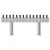 4" Double Pedestal Beer Tower - 14 Taps - Air Chilled