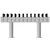 Dual-Sided Double Pedestal Beer Tower - 24 Taps - Glycol Chilled