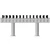 Dual-Sided Double Pedestal Beer Tower - 28 Taps - Glycol Chilled
