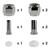 McCann Big Mac carbonator hose connection fittings kit stainless steel - BeverageCraft