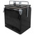 Branded retro cooler with high gloss black finish