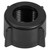 3/4 inch plastic tap nut for cask ale installed on a threaded cask tap hose tail