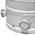 BeverageCraft 118L yeast brink top view showing the 4-inch Tri-Clamp port and handholds
