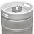 BeverageCraft 118L yeast brink top view showing the 4-inch Tri-Clamp port and handholds