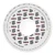 Custom printed keg collar with date ring and branding design