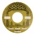 Goldenfield Brewery keg collar with brand, style, ABV, IBU, size, and kegged on fields