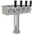 3" T-Box Beer Tower - 4 Taps - Air Chilled