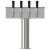 3" T-Box Beer Tower - 4 Taps - Air Chilled