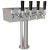 3" T-Box Beer Tower - 4 Taps - Air Chilled