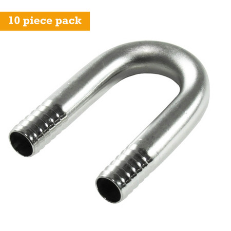 U-Shaped Stainless Steel Pipe (With Barbed 1/2 Connection