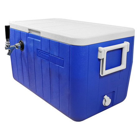 Jockey Box Cooler - 4 Taps, 75' Stainless Steel Coils, 48qt