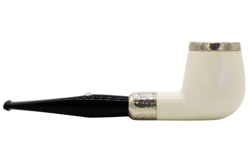 BARLING 1812 - IVORY CAP STRAIGHT MEERSCHAUM - SMOOTH PIPE