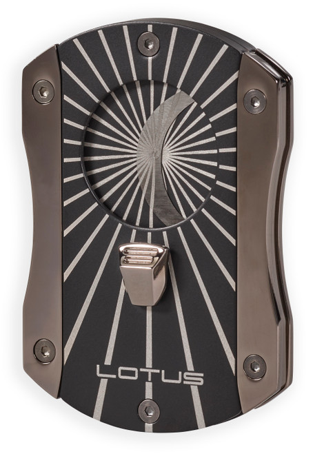 Lotus Deception Black Starburst Technicolor Cigar Cutter