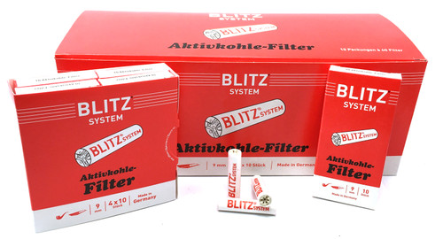 Brigham (Blitz) 9mm Filters (10 X 40 = 400 Filters)