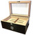 Brigham HMD - Observatory Glass Top 125CT+ Black Humidor