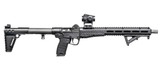 Keltec Keltec SUB-2000 Gen 3 Defender 10mm Rifle with Glock 20 Mag Compatibility and Vortex Crossfire Red Dot SUB2K10GLKBLKD