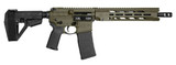 Diamondback Firearms Diamondback Firearms Obsidian DB15 Pistol in Olive Drab Green with SB Tactical SBA5 Brace DB1984K101
