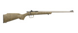 Keystone Sporting Arms Keystone Sporting Arms Crickett .22 LR Single Shot Rifle with Stainless Finish and Synthetic Tan/Black Webbing Stock KSA2443