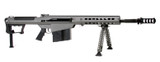 Barrett Firearms Barrett Firearms M107A1 .50 BMG Semi-Auto Rifle with Tungsten Grey Cerakote Finish and Tactical Stock 18068