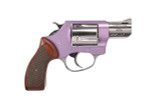 Charter Arms Charter Arms Coyote .380 ACP Revolver with Lavender Anodized Frame and Rosewood Grips 53804