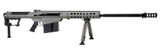 Barrett Firearms Barrett Firearms M107A1 .50 BMG Semi-Auto Rifle with Tungsten Grey Finish and Tactical Stock 18067