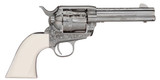 Taylor's & Company Taylor's & Company 1873 Outlaw Legacy Revolver in .357 Magnum / .38 Special with Engraved Nickel Finish 200058