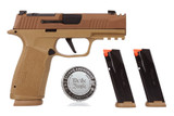 SIG SAUER SIG SAUER P365X Macro Comp 2A 9mm Semi-Auto Pistol with Coyote Finish and 17-Round Capacity 365XCA-9-CXR3P-COMP-2A