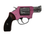 Charter Arms Charter Arms Coyote .380 ACP Pink Revolver with Rosewood Grips and 5-Round Capacity 53805
