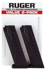 Ruger MAGAZINE TWO PACK SR9 17RD 90449